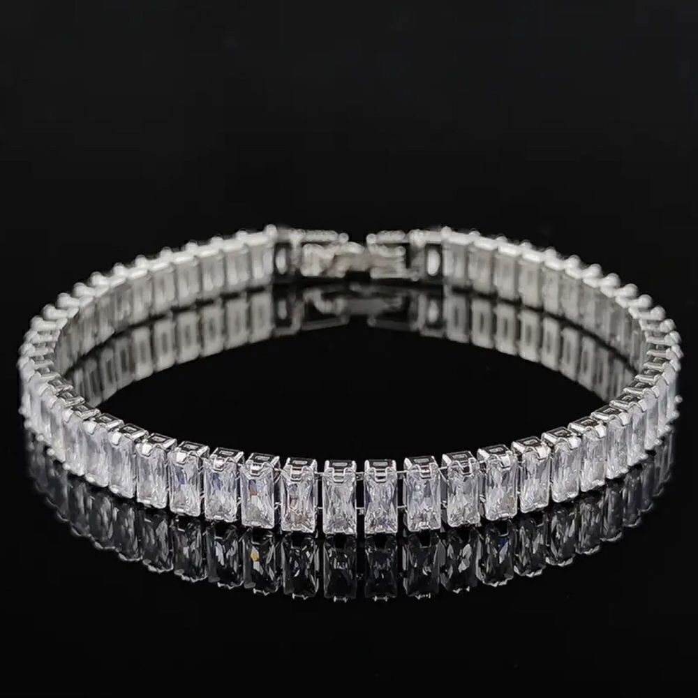 BRAND NEW TENNIS BRACELET PRINCESS CUT
